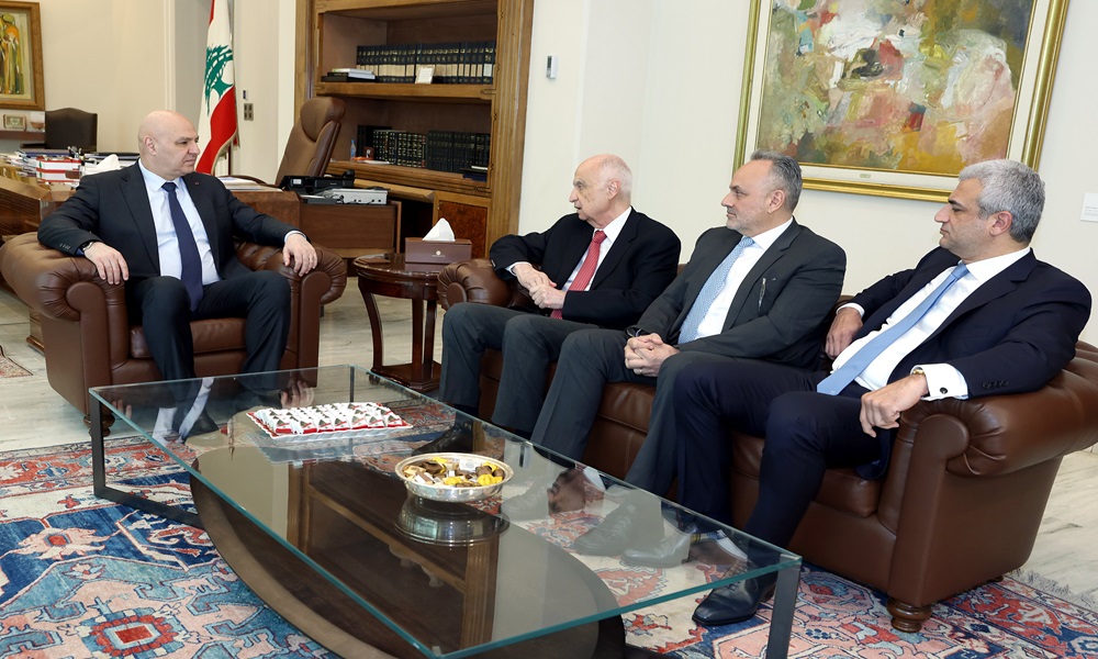 عون عرض اوضاع كازينو لبنان مع غسطين