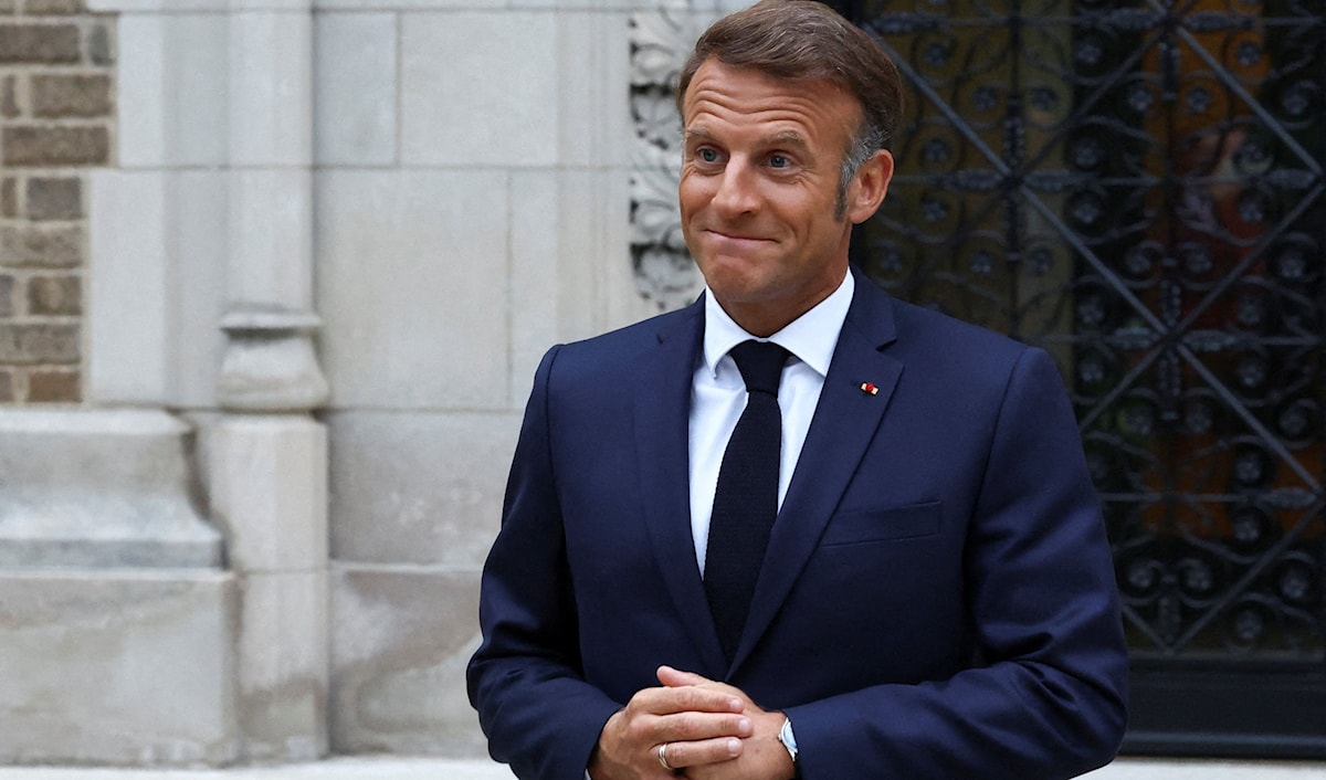 ماكرون: "الحزب"  ارتكب خطأً فادحاً عندما قرر مهاجمة إسرائيل