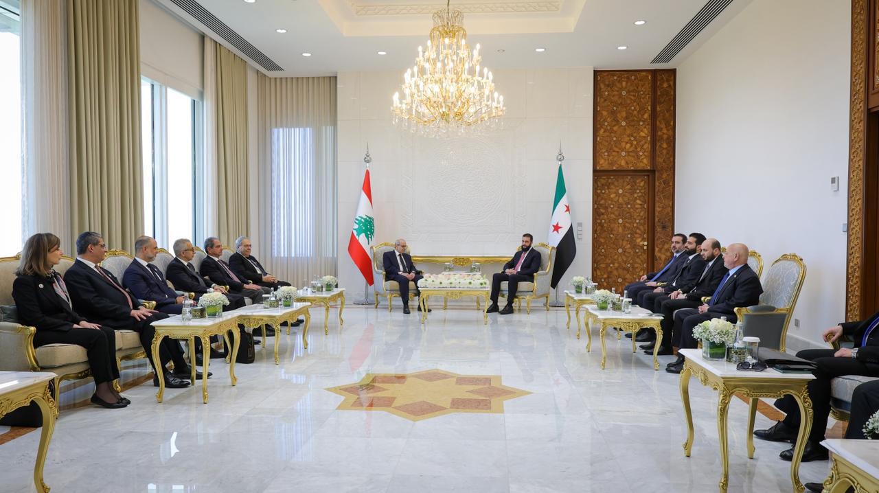سلام التقى الشرع في دمشق: أحرزنا  تقدمًا كبيرًا بالقضايا  المشتركة