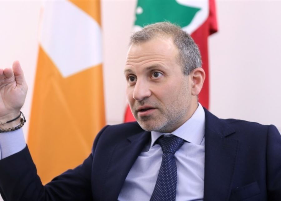 باسيل: الإسرائيليون هم المسؤولون عن الدمار