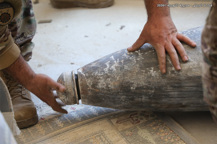 الجيش: تفكيك 8 قنابل غير منفجرة ... ودعوة للمواطنين